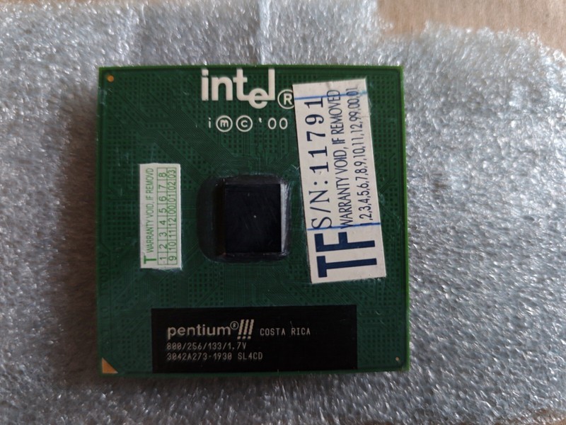 Intel Pentium Iii 800eb Socket 370 Fcpga Sl4cd