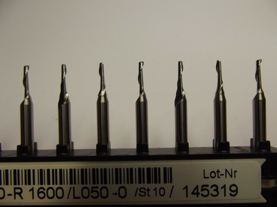 5 Stück VHM  Schlicht Fräser 2,0 mm Dremel CNC Proxxon