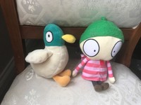 sarah and duck plush