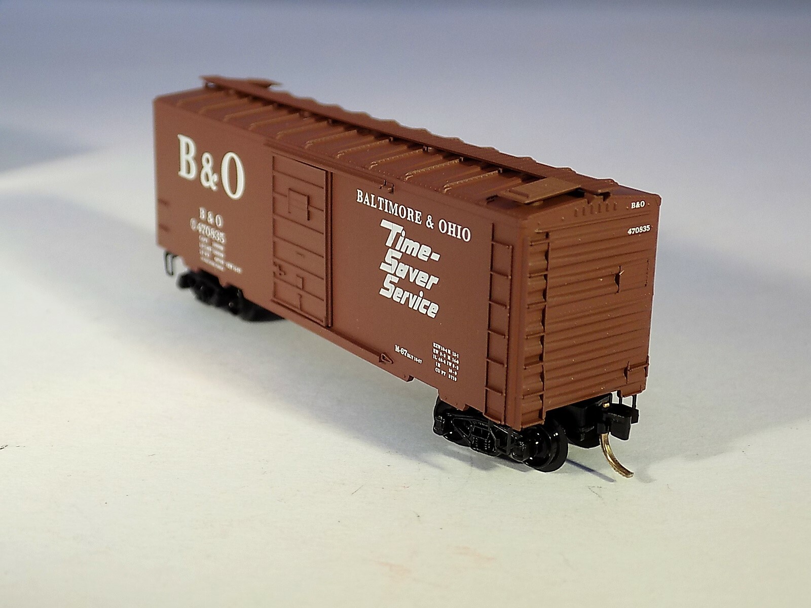 N Scale 20346/3 Micro Trains MTL Baltimore & Ohio 40' Box Car NIB