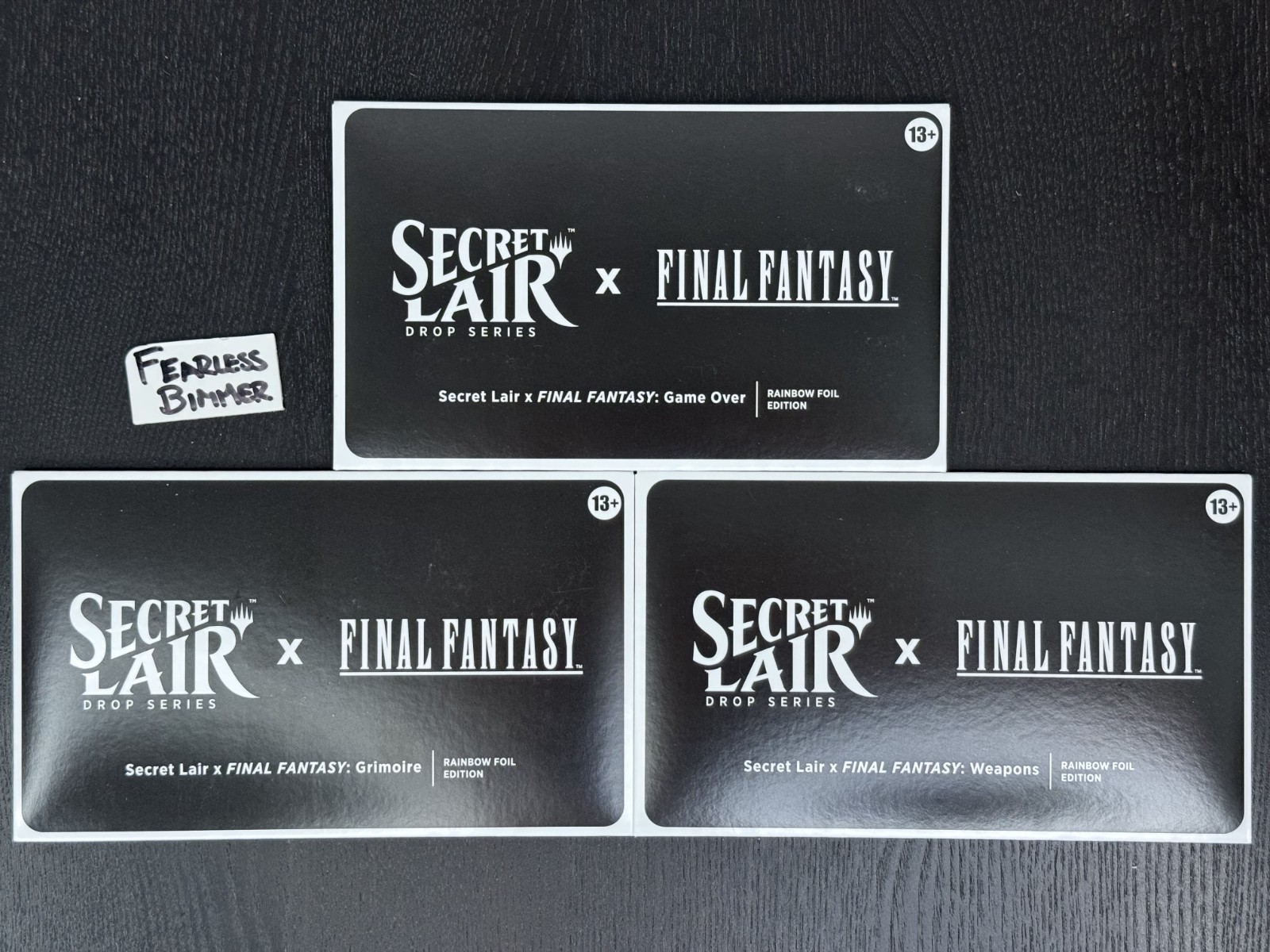 MTG Secret Lair x Final Fantasy: Rainbow Foil Set English Complete