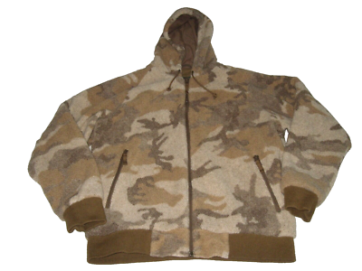 Cabela s Berber Camo Fleece Men s Lined High Plains Jacket Large