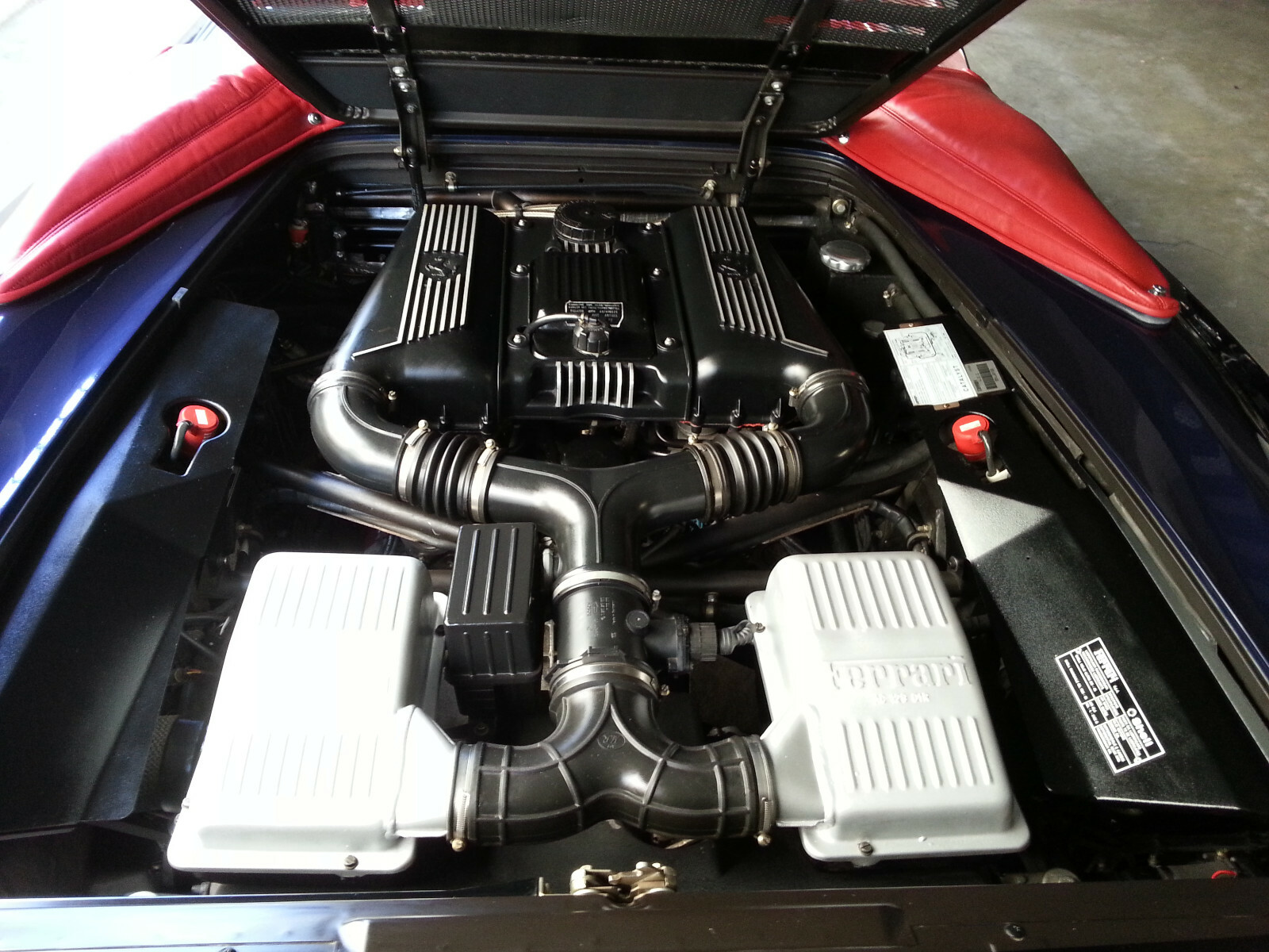 FERRARI ENGINE F355 COMPLETE COMPUTERS EXHAUST INTAKE AIR
