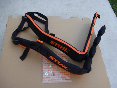 GENUINE STIHL BR800C BLOWER SHOULDER HARNESS STRAPS W/ CLIP - FOR ''C'' VERSION