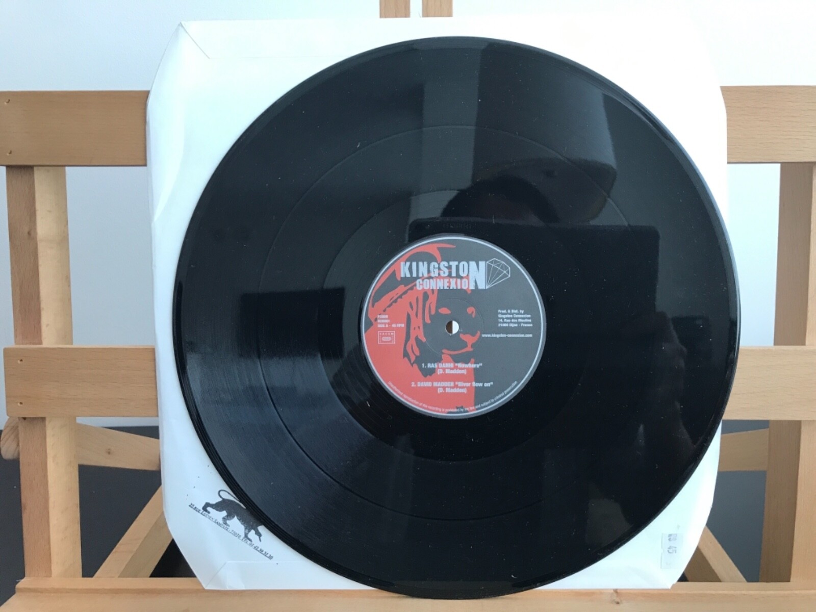 仏12” Ras Danhi / Pablo Paul Nowhere / Respect KCD001 Kingston Connexion /00250 RAS DANHI/PABLO PAUL NOWHERE/RESPECT 12” KINGSTON CONNEXION