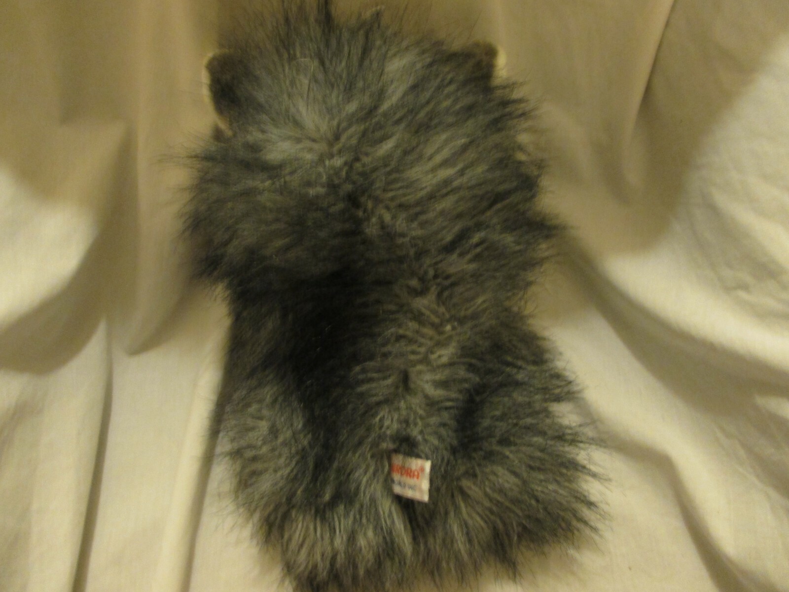 Aurora Wolf Sheep Dog Husky Plush Hand Puppet Gray White  8