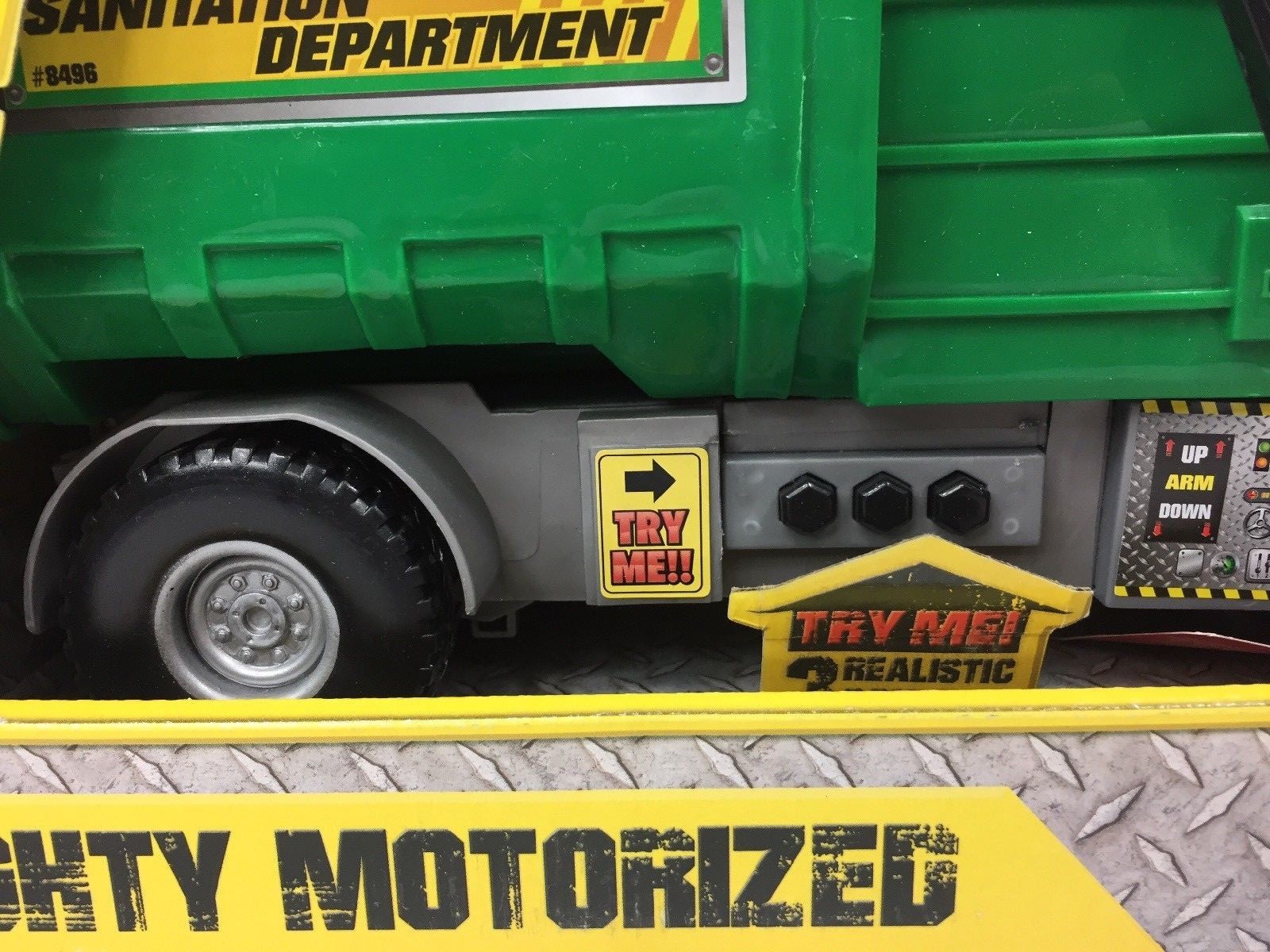 Tonka Mighty Motorized Vehicle - Front-Loader Garbage & Waste Department Truck