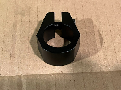  NEW SEAT CLAMP TUF NECK STYLE OLDSCHOOL BLACK 25.4 BMX MONGOOSE GT REDLINE JMC