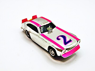 Tyco Pro Pinto Funny Car Chrome/Pink #2 Pretty