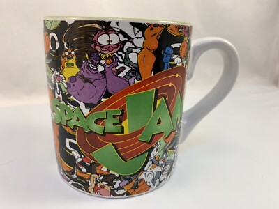 SPACE JAM Ceramic Coffee Mug Warner Bros Entertainment and Looney Tunes 14Oz.