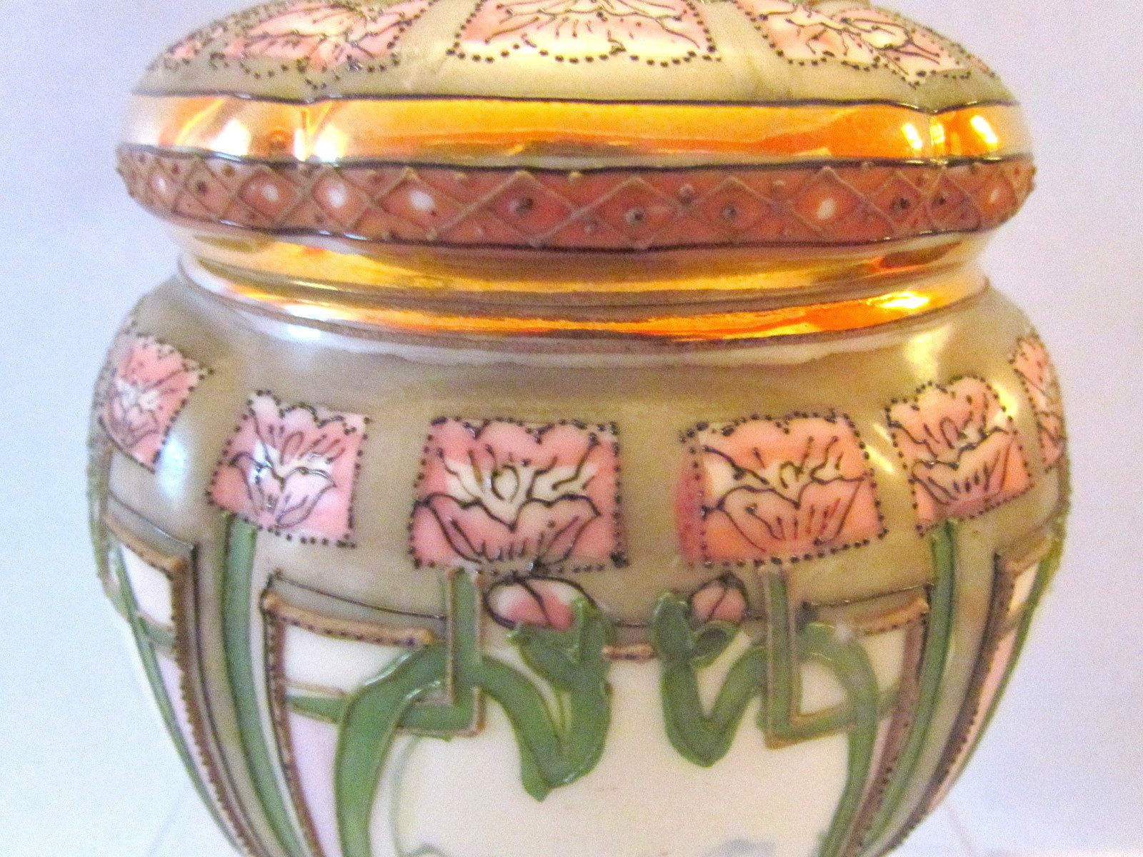 Antique Nippon Art Nouveau Humidor