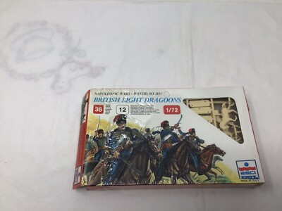 ESCI ERTL 1/72 British Light Dragoons Waterloo 1815 #230 Unpainted Figures (D5)