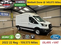 2022 22 Reg Ford Transit 350 L3H3 130BHP EcoBlue Fridge Van + VAT