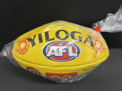 AFL SHERRIN INDIGENOUS LEATHER GAME FOOTBALL Sir Doug Nicholls Dreamtime SDNR