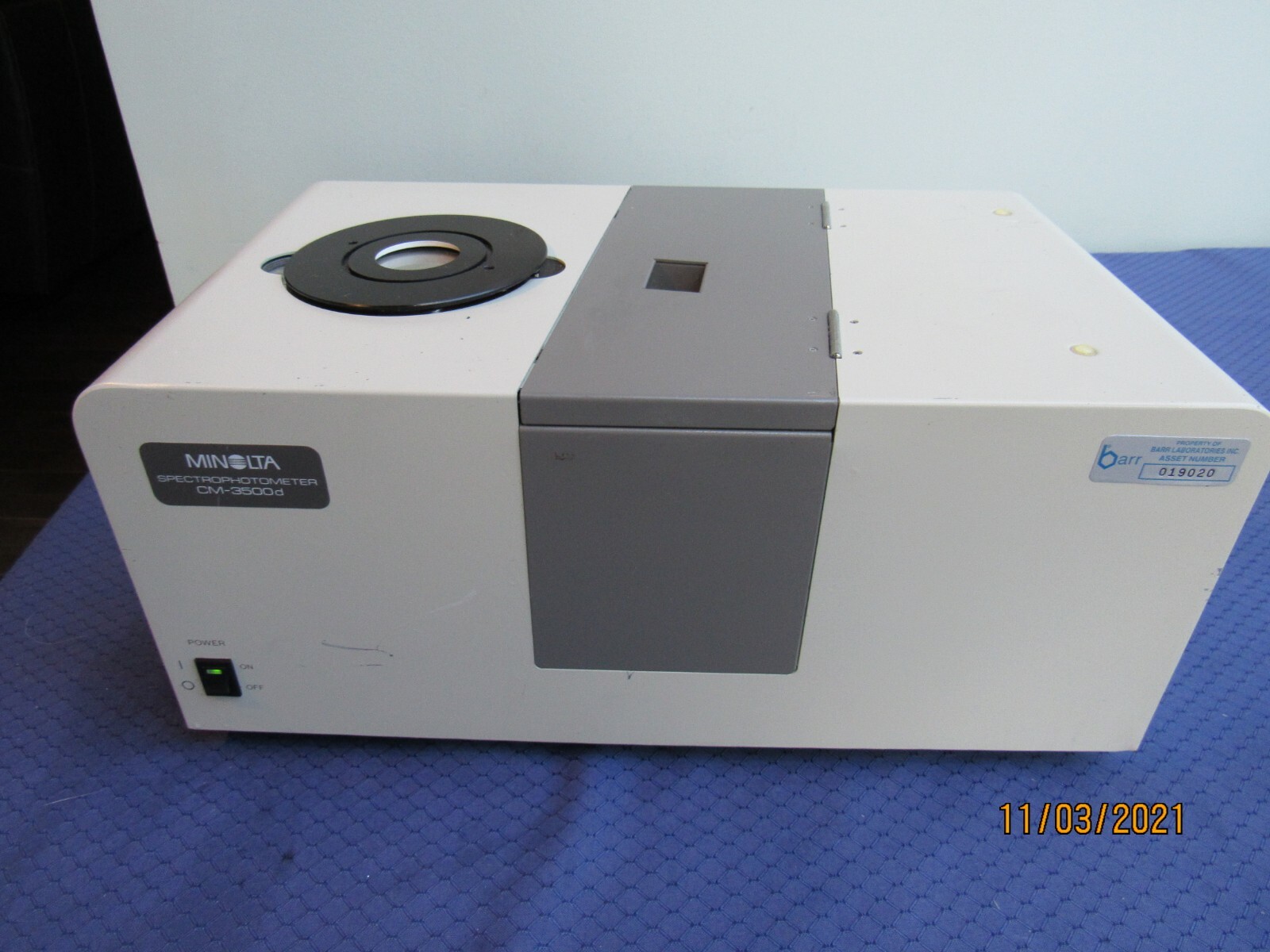 Konica Minolta CM3500d SPECTROPHOTOMETER New power supply all