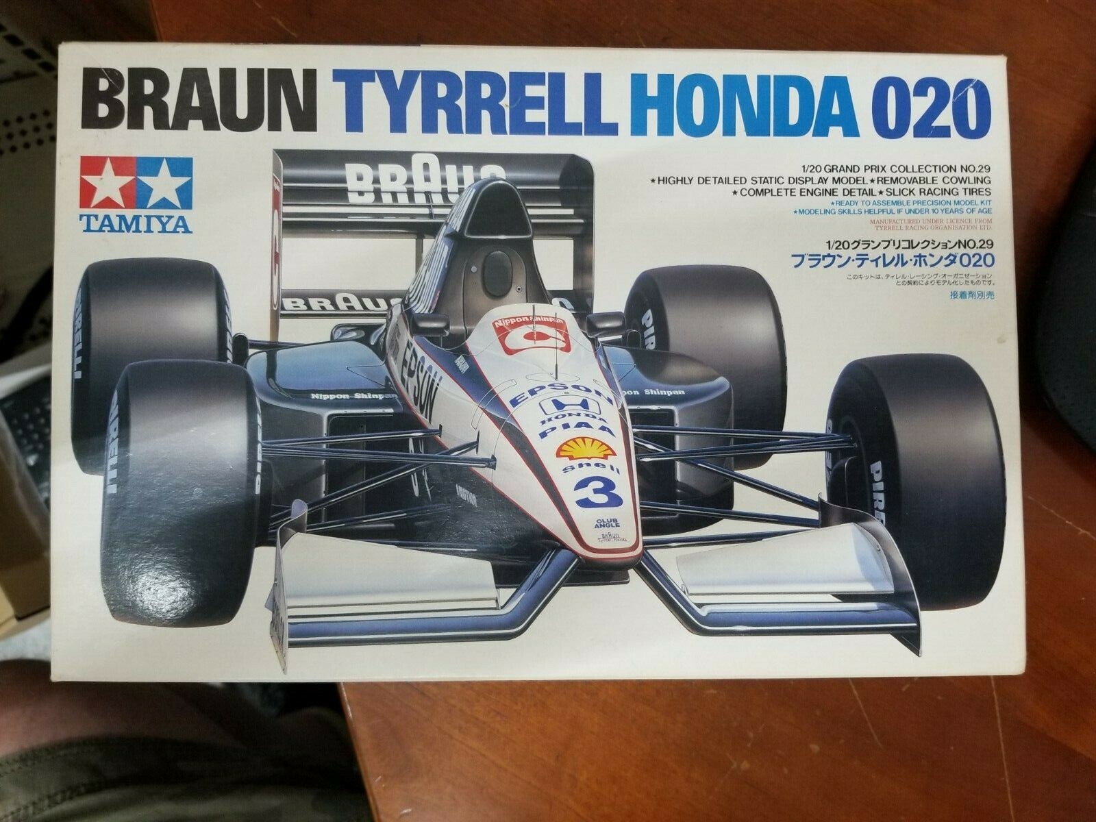 タミヤBRAUN TYRRELL HONDA 020 1/20 Detailing the Tamiya Tyrrell - Honda 020 1/20 scale - 1/20