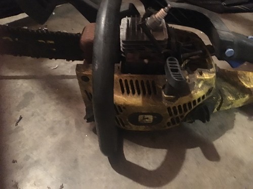 2 Vintage John Deere Chainsaws Lot Of Two 50v 230cs
