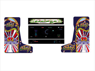 Arcade Cabinet Graphic for Arcade Imagination 32'' desktop cabinet kit
