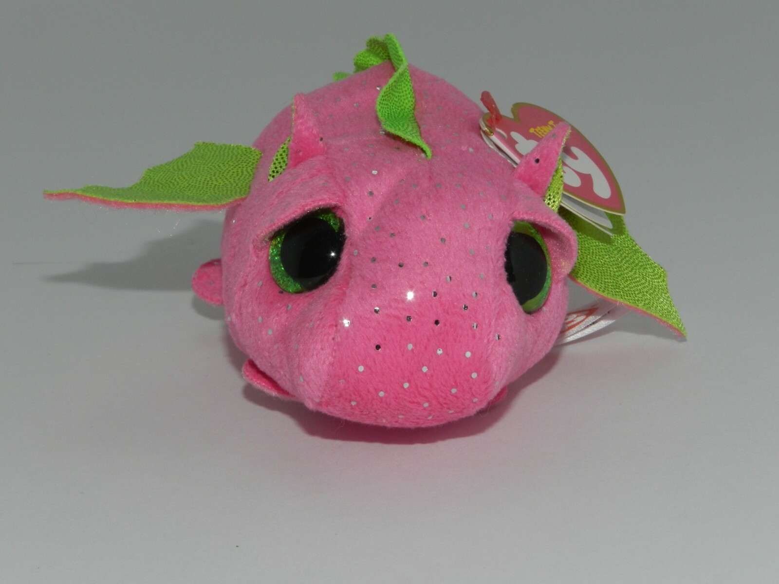 Darby Dragon Teeny Tys beanie boo birthday June 4th stackable pink green cute