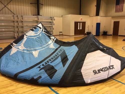 Slingshot Turbine 17 Meter Kite. Kiteboarding Kitesurfing Duotone North Ozone
