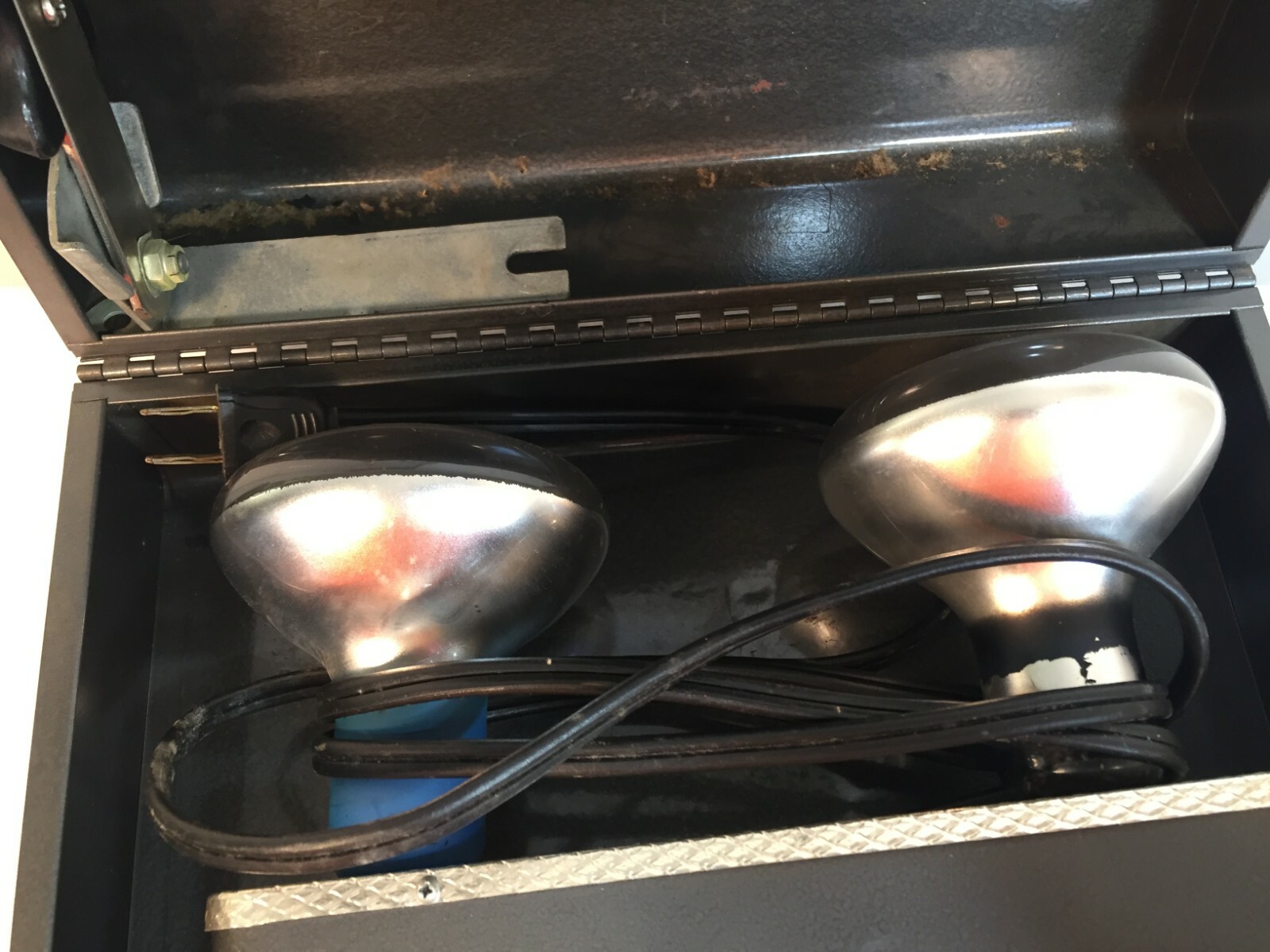 Vintage PHOTOGRAPHY STUDIO LIGHTING Sunset Deluxe Movie Four Bulb Handheld Bar