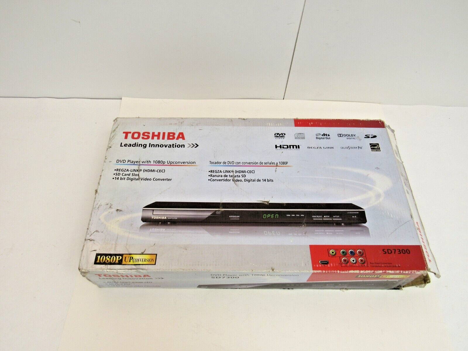 TOSHIBA DVD PLAYER WITH 1080P UPCONVERSION RV-32 F-7 | eBay