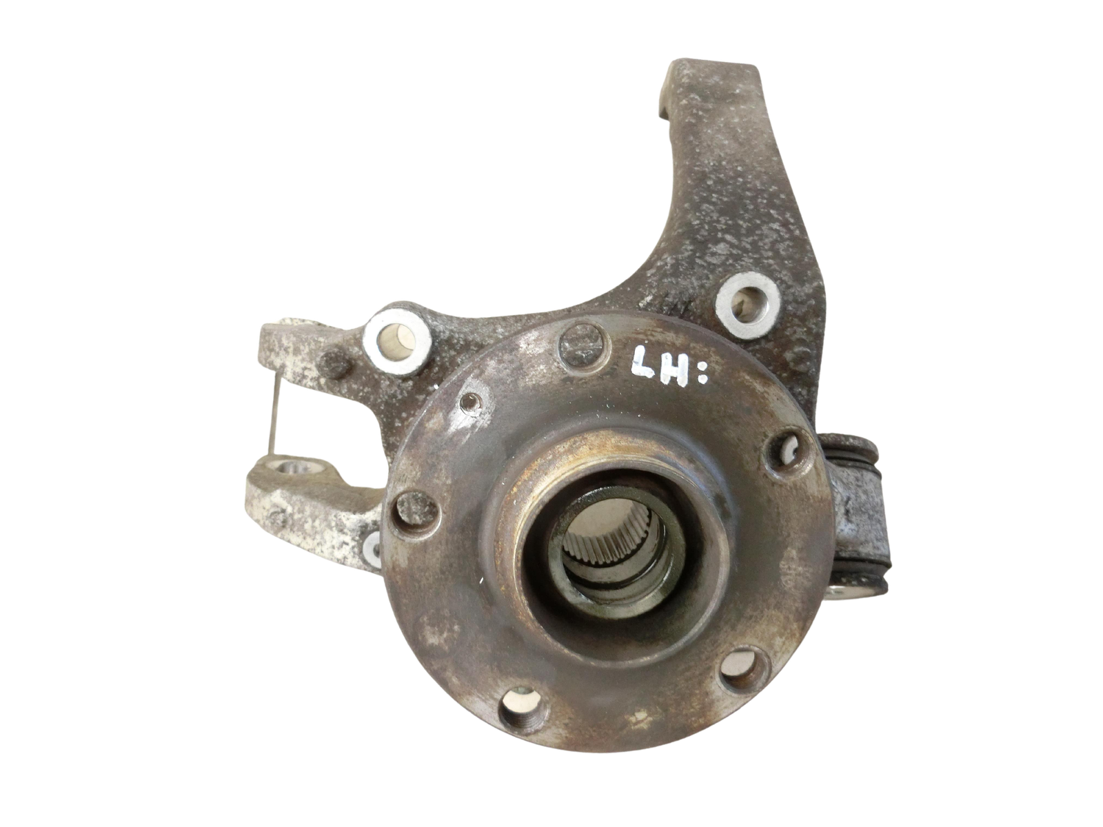 Mangueta Cubo de la rueda con ABS izquierda posterior para 4WD Audi A8 4E D3 02-05 - Bild 1