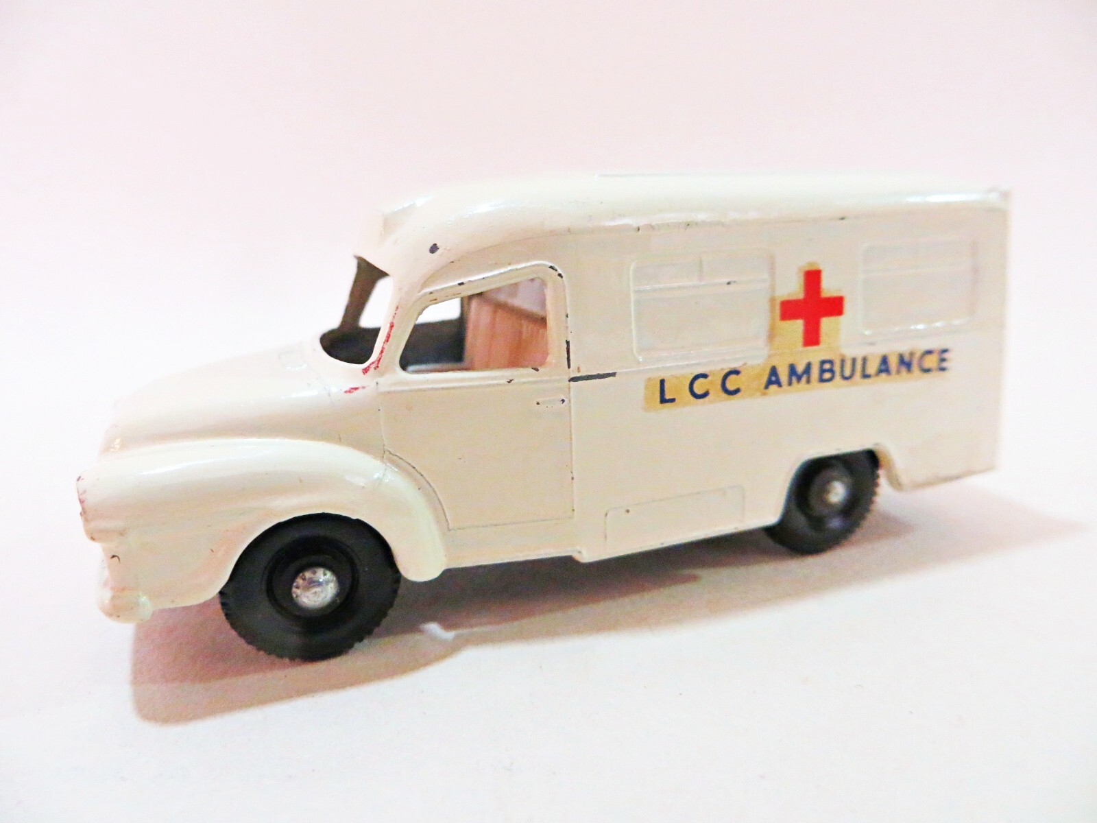 LESNEY MATCHBOX 14c 'BEDFORD LOMAS AMBULANCE'. VINTAGE. 14