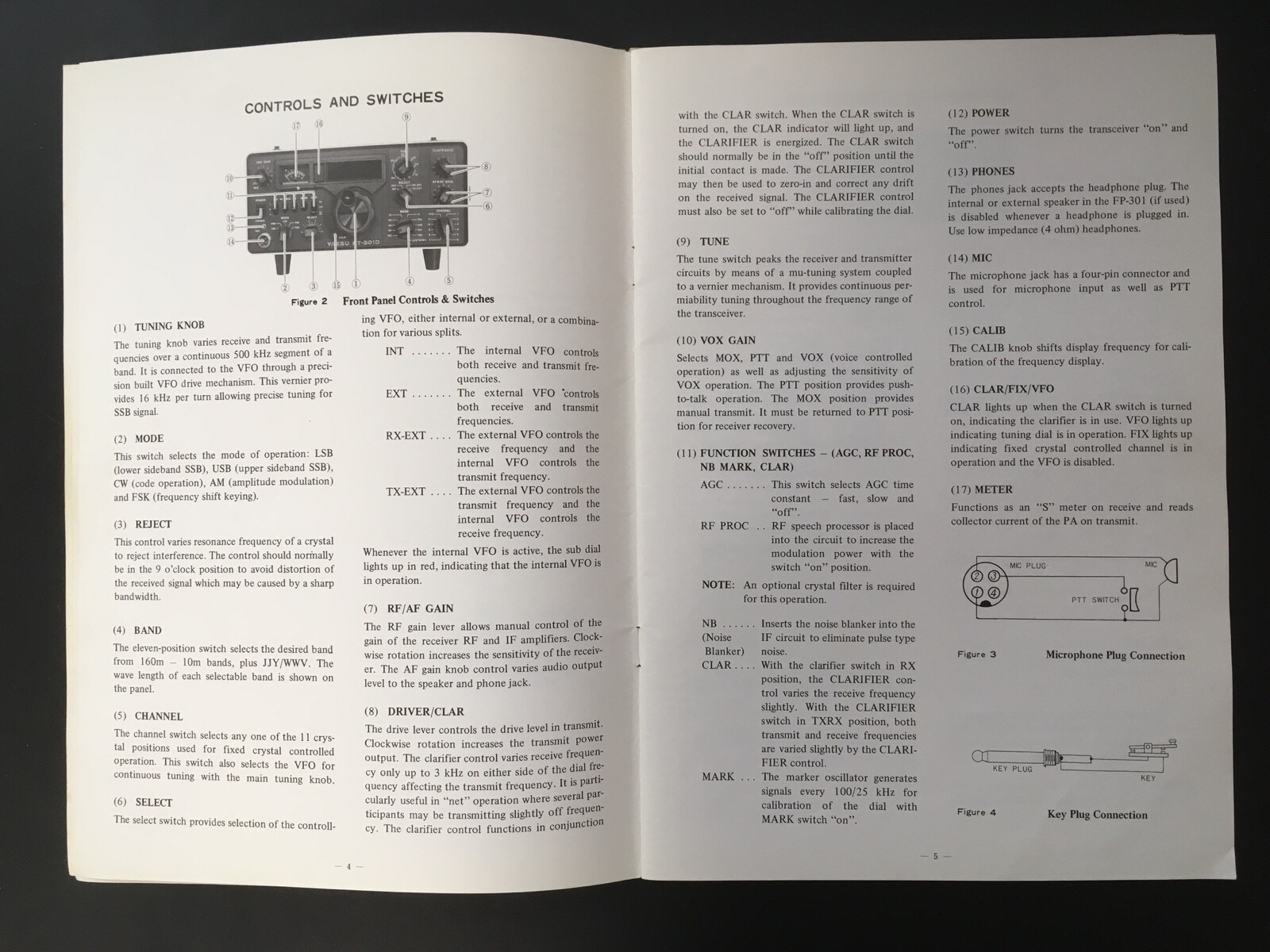 YAESU FT-301 Instruction Manual With Schematics 48 Pages Including Service Info