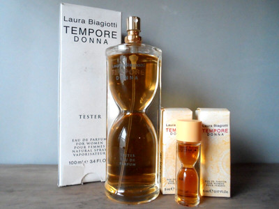 Tempore Donna Biagiotti EDP Spray 3.4 oz Unboxed + 2 Mini EDP 5 ML Boxed New