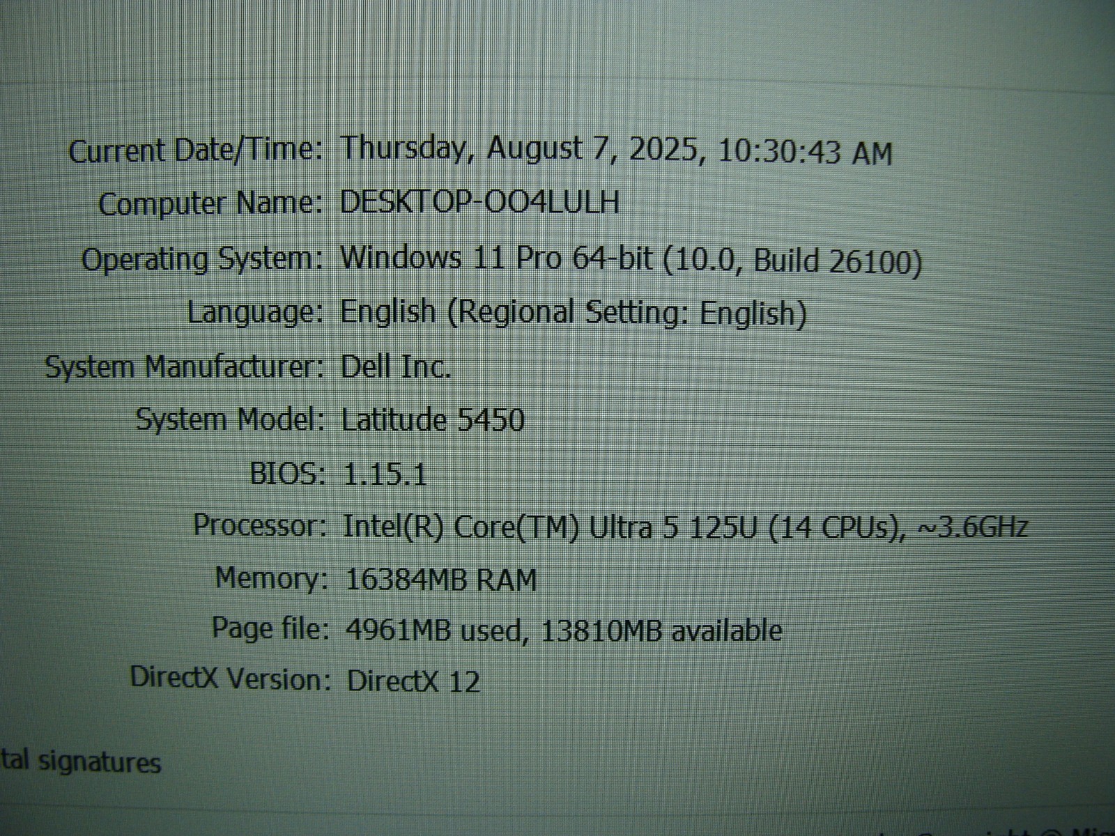 Dell Latitude 5450 14" FHD Core Ultra 5 125U 16GB RAM 256GB SSD Win 11 Pro - Thumbnail 12