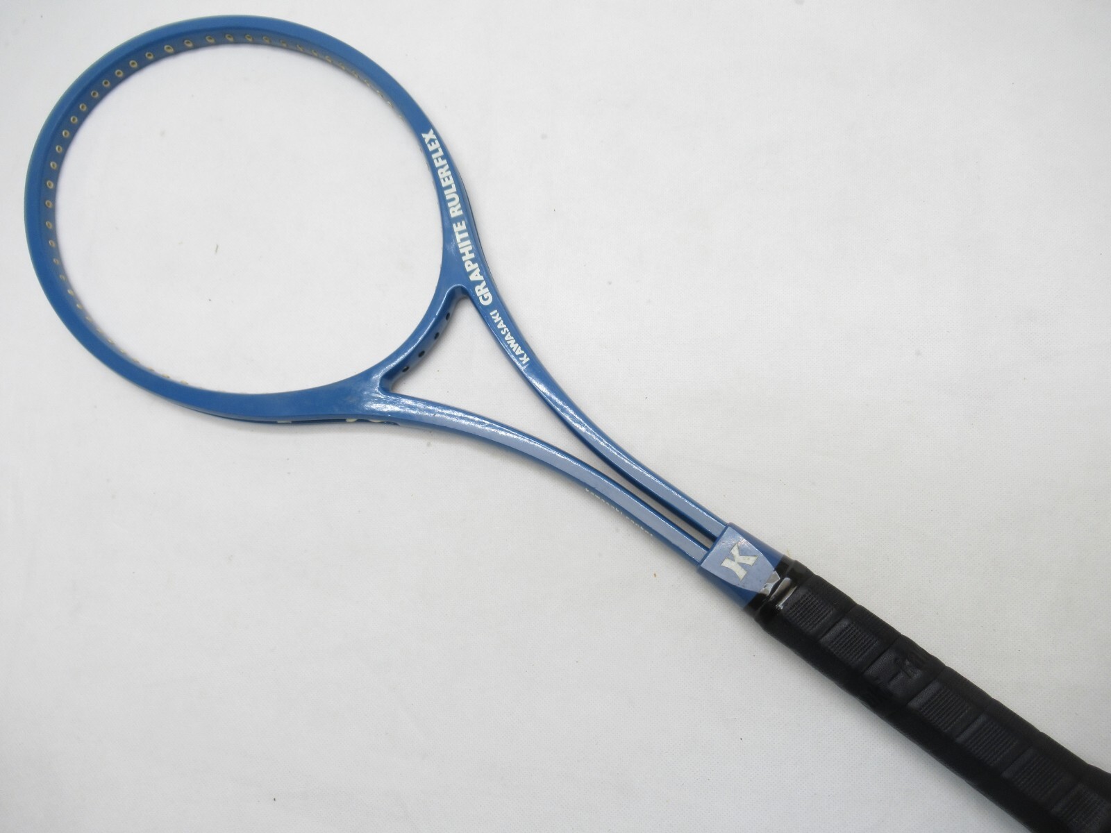 KAWASAKI GRAPHITE RULERFLEX テニス ラケット NOS* VTG KAWASAKI GRAPHITE RULERFLEX TENNIS RACQUET (4 5/8