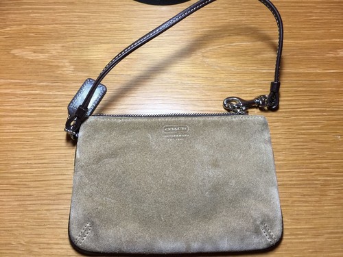 Vintage Coach Pouch Suede Pink Kisslock | eBay