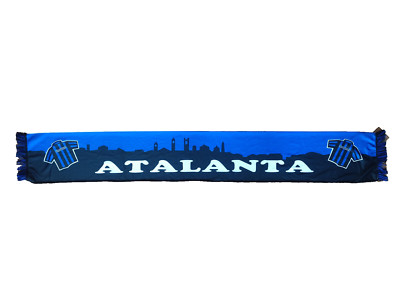 Atalanta Bergamo Soccer Scarf Football Fan Italy Schal Italia Calcio Sciarpa