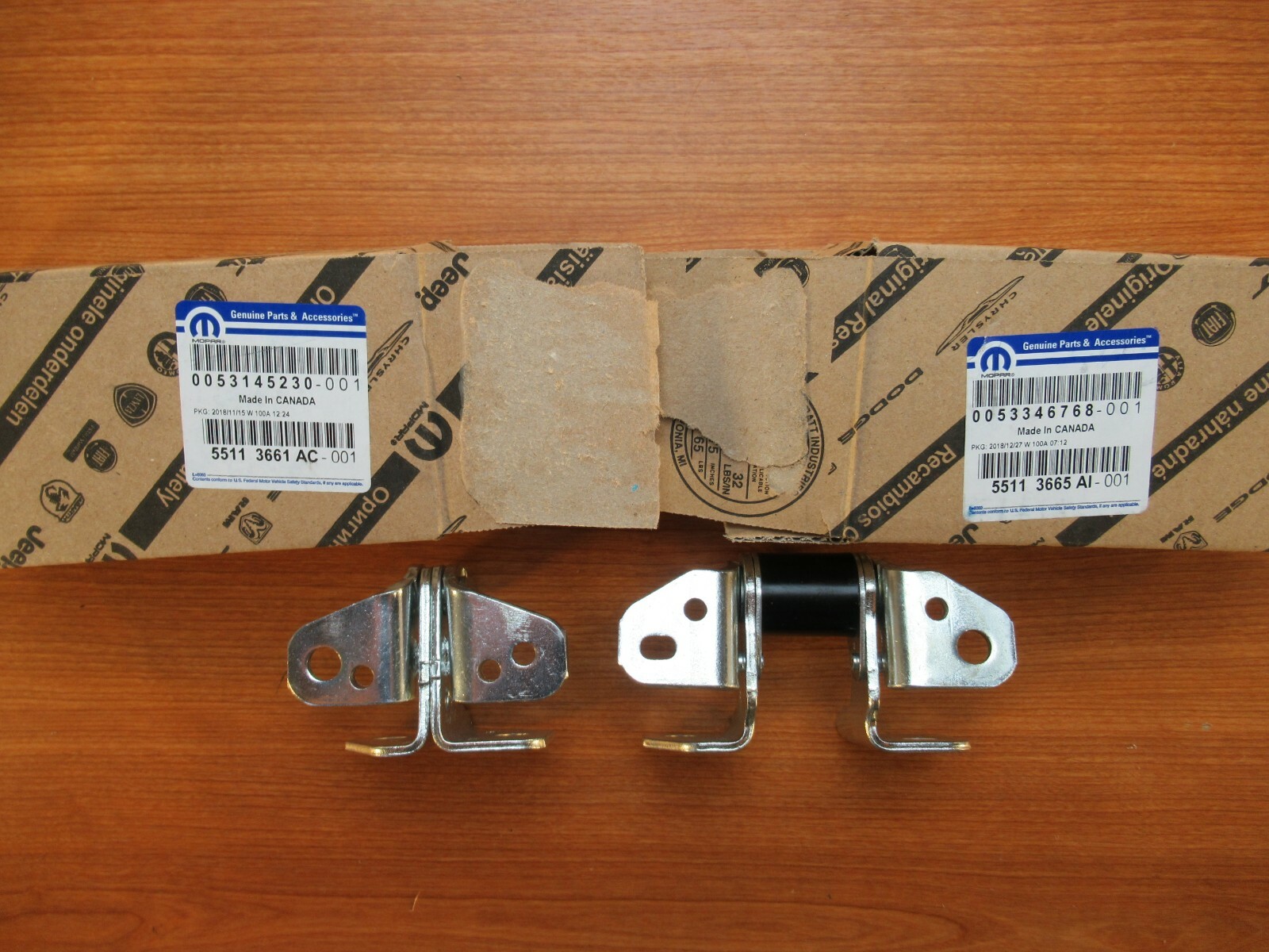 20132021 Jeep Grand Cherokee Driver's Side Door Hinges Front AND Rear