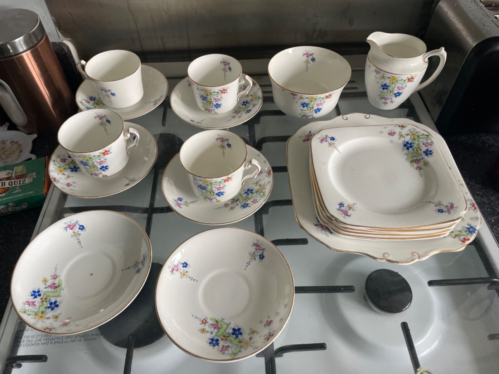 White flower tea set C.W.S Windsor China のeBay公認海外通販｜セカイモン
