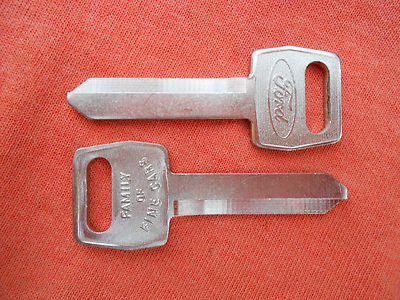 2 FORD LOGO F100 F150 F250 E100 E200 TRUCK VAN IGNITION KEY BLANKS  1967 - 1974