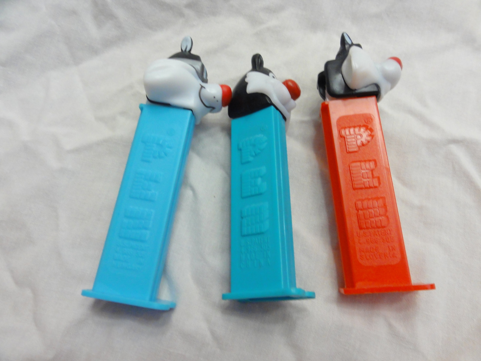 Pez Lot 3 - LOONEY TUNES - Sylvester Issue A, B, & Cool 