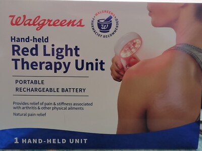 Walgreens Hand-held Red Light Therapy Unit Portable Rechargeable Battery