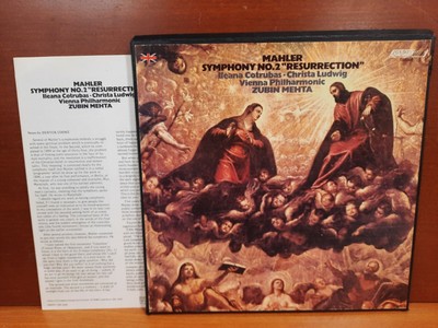 2-LP / Mehta - Vienna / Cotrubas / Ludwig / Mahler - Symphony No. 2 / CSA 2242