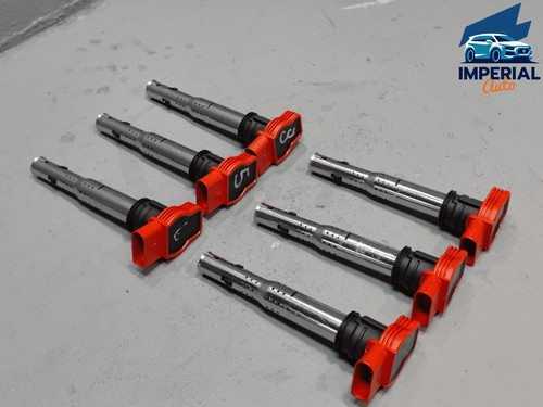 Audi Q7 2017-2019 3.0L V6 Engine Motor Ignition Coil Set Of 6 OEM