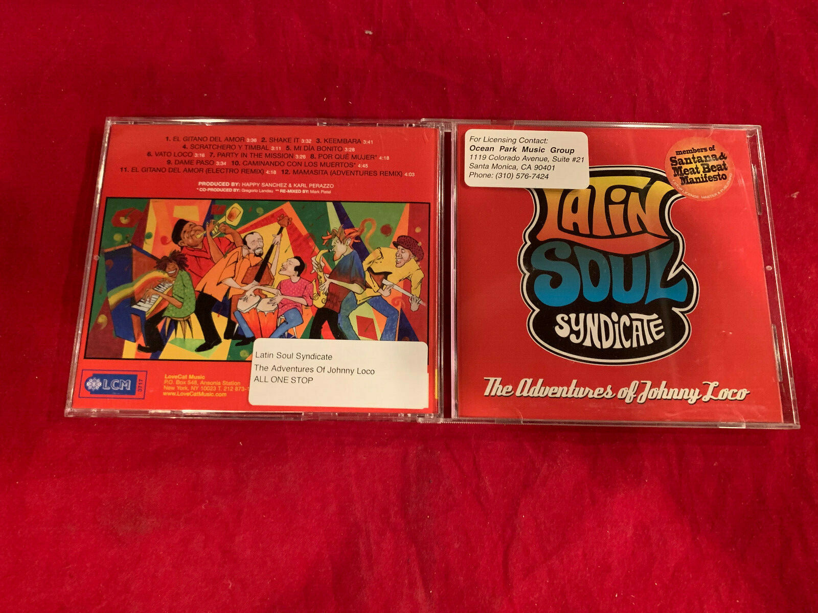 LATIN SOUL SYNDICATE ADVENTURES OF JOHNNY LOCO 12 CUT CD