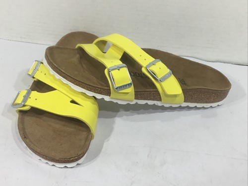 Birkenstock Women's Size 7 EU 38 Narrow Yao Balance Yellow