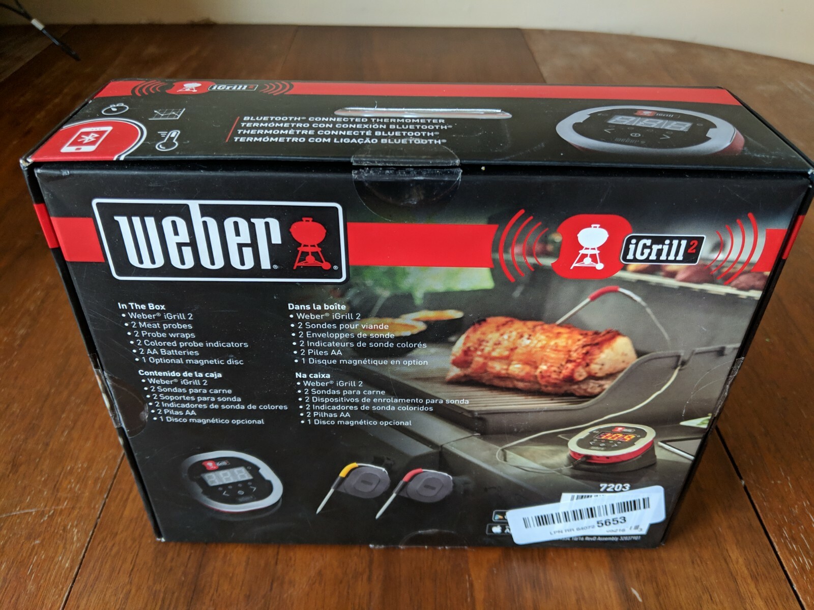WEBER iGrill 2 Thermometer OPEN BOX