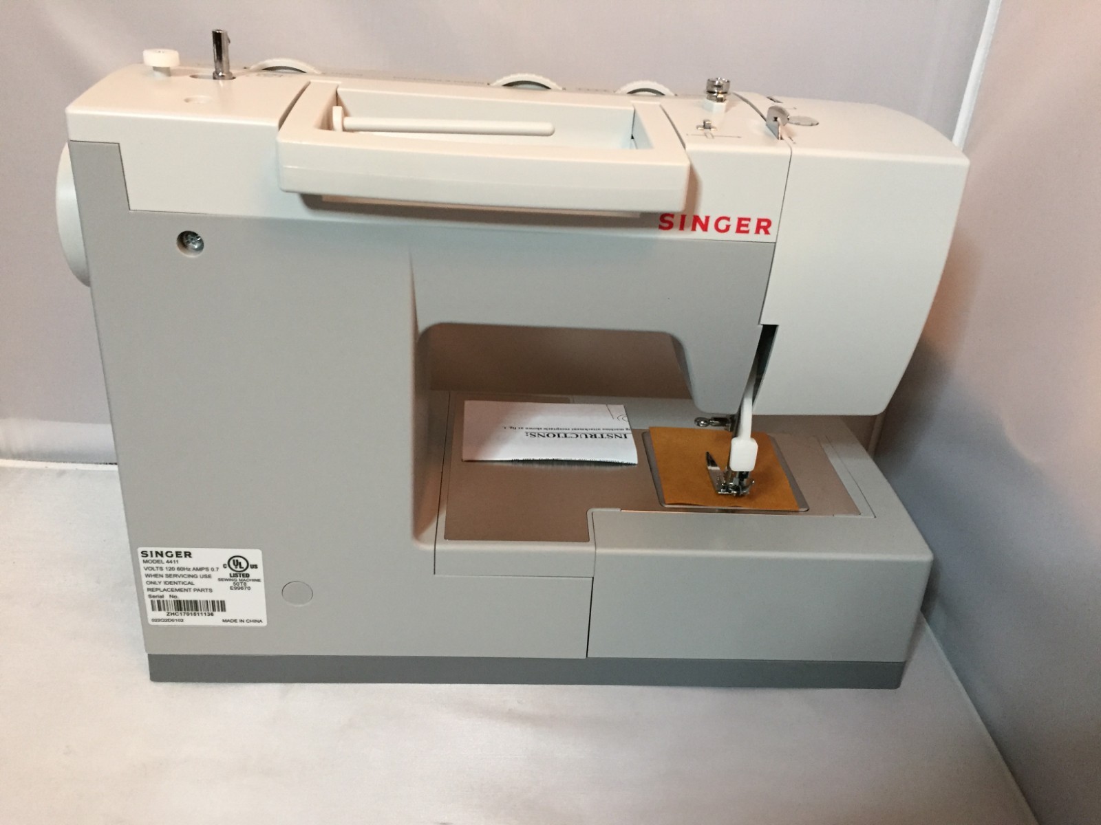 Singer Heavy Duty Sewing Machine Model 4411 New In Box Never Used