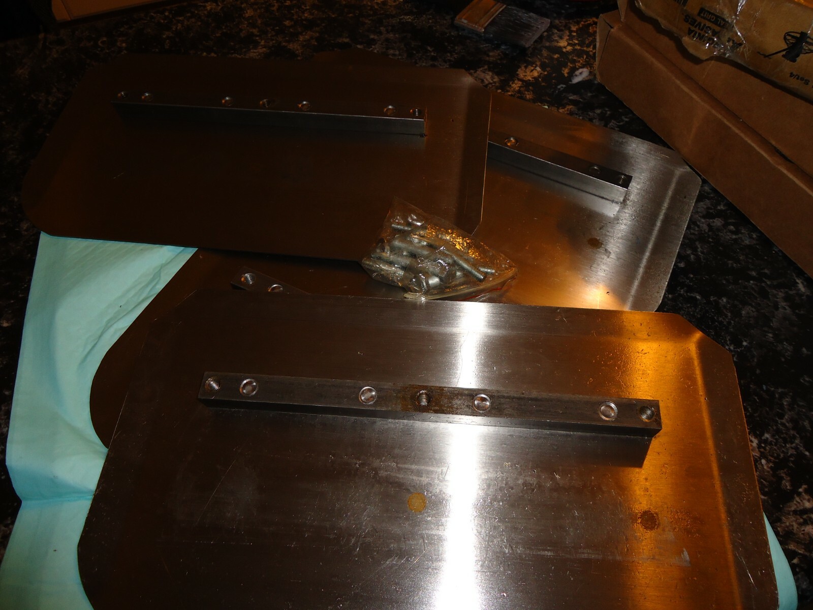 Virginia Abrasives Power Trowel bolt on Combo Blades 8x14, 1 SET OF 4