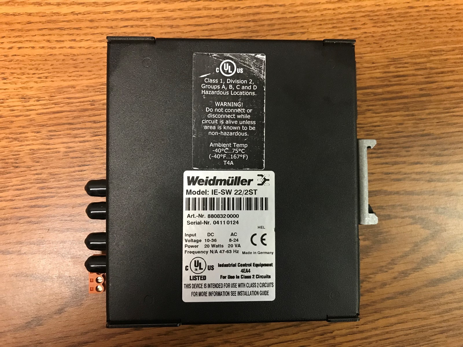 WEIDMULLER 8808320000 Network Switch, IE-SW22/2ST-ADVANCED