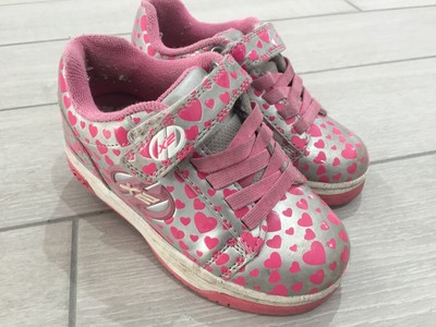 heelys silver hearts