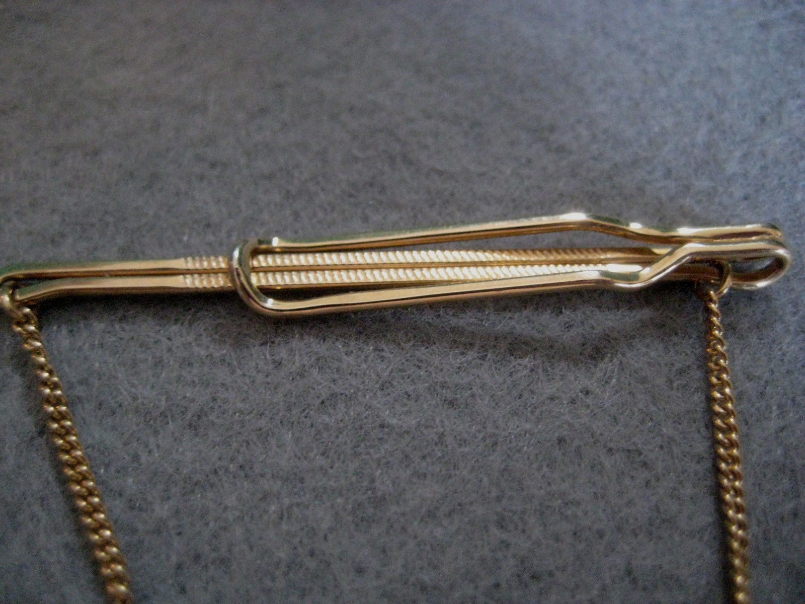 B.A.B. 14 Kt Gold TIE CLASP necktie Bar vintage 5 Grams can be monogrammed
