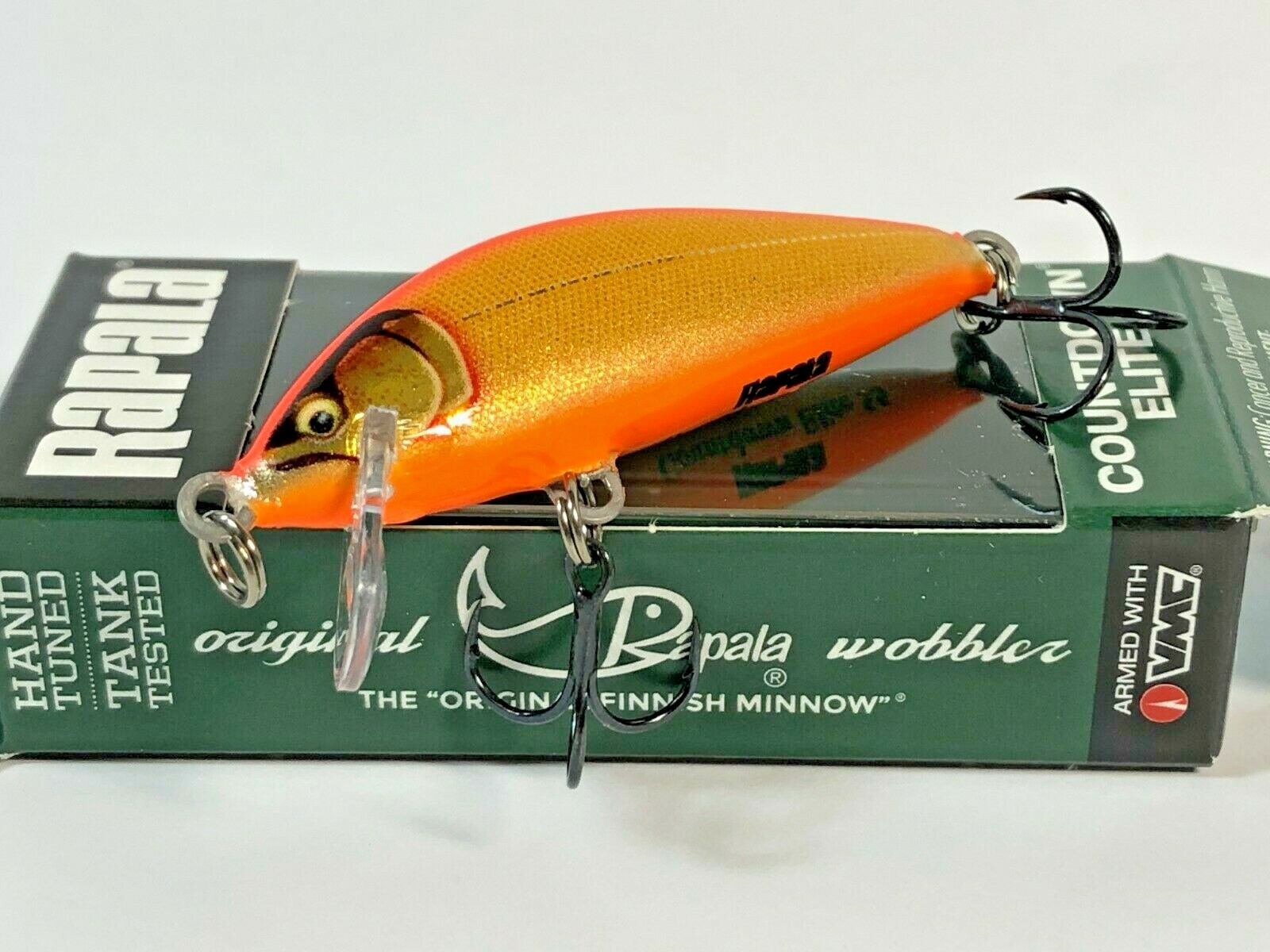 58937) Rapala COUNTDOWN ELITE CDE55 #GDGO Gilded Gold Orange
